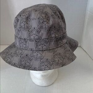 Crooks & Castles Gray Logo Print Bucket Hat